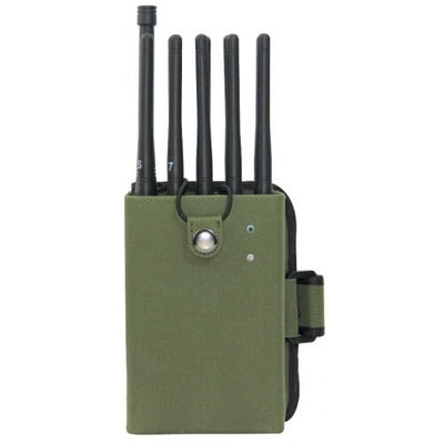 جهاز تشويش الإشارة الخلوية ذو 8 نطاقات UHF VHF Lojack Blocker 3-5M المدى